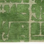 Louis De Poortere vloerkleed LX 9202 Structures Baobab Perrier Green corner