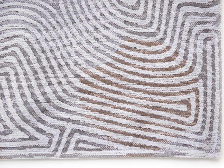 Louis De Poortere vloerkleed LX 9228 Meditation Coral Oyster White corner