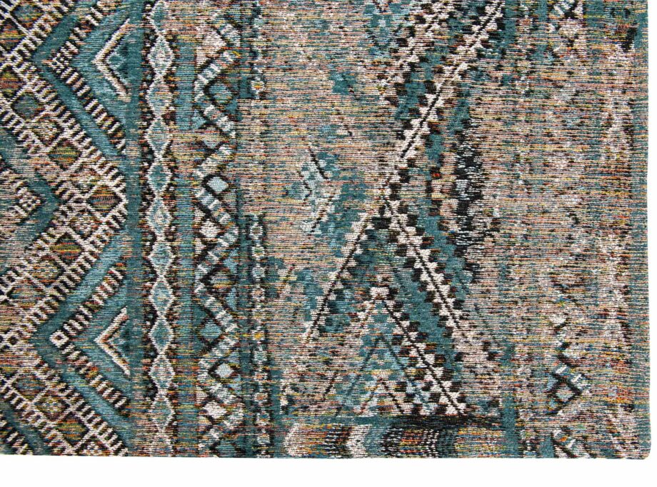 Louis De Poortere vloerkleed LX 9110 Antiquarian Kilim Zemmuri Blue corner