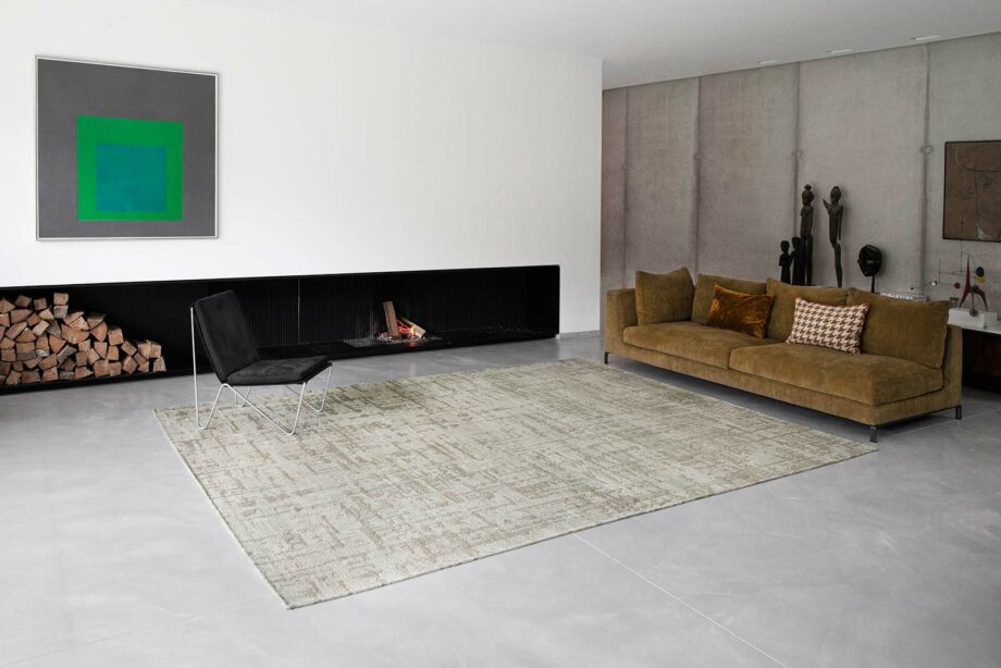 Louis De Poortere vloerkleed LX 9197 Structures Baobab Dry Beige interior 4