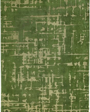 Louis De Poortere vloerkleed LX 9202 Structures Baobab Perrier Green