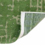 Louis De Poortere vloerkleed LX 9202 Structures Baobab Perrier Green back