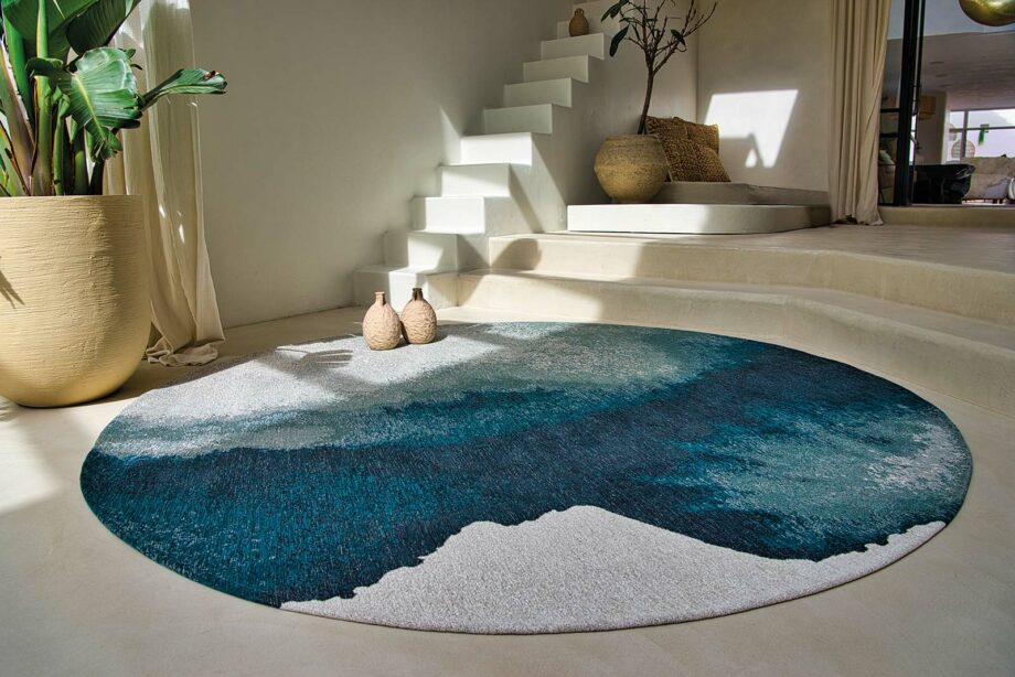 Louis De Poortere vloerkleed Meditation Lagoon 9332 Inkjet interior 2
