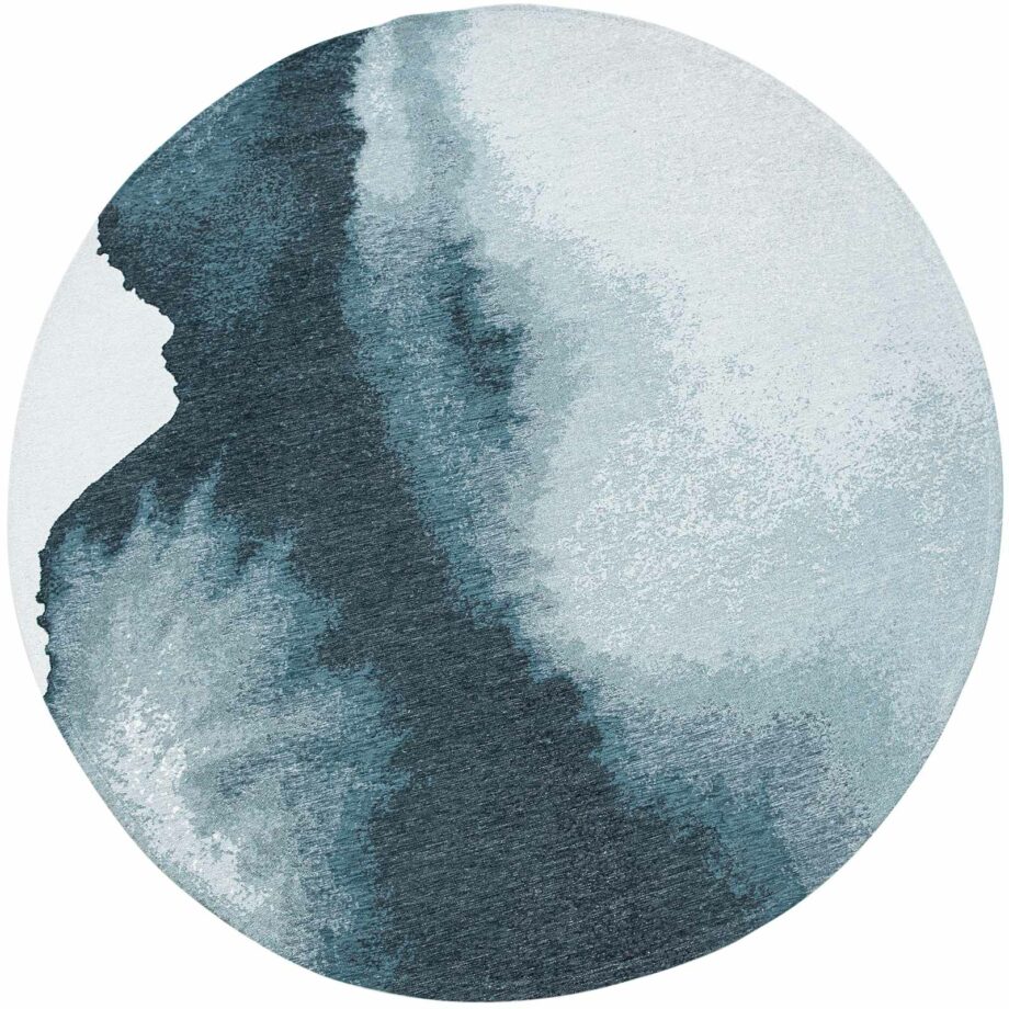 Louis De Poortere vloerkleed Meditation Lagoon 9332 Inkjet round
