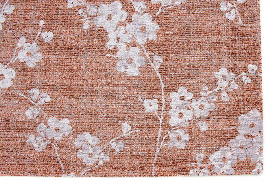 Louis De Poortere vloerkleed Sakura 9371 Copper Pink corner