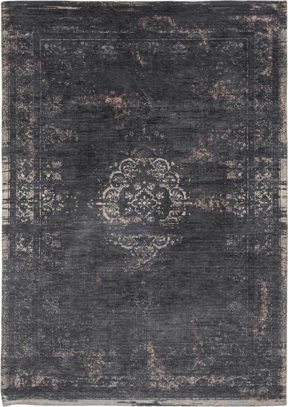 vloerkleed Louis De Poortere LX8263 Fading World Medaillon Mineral Black