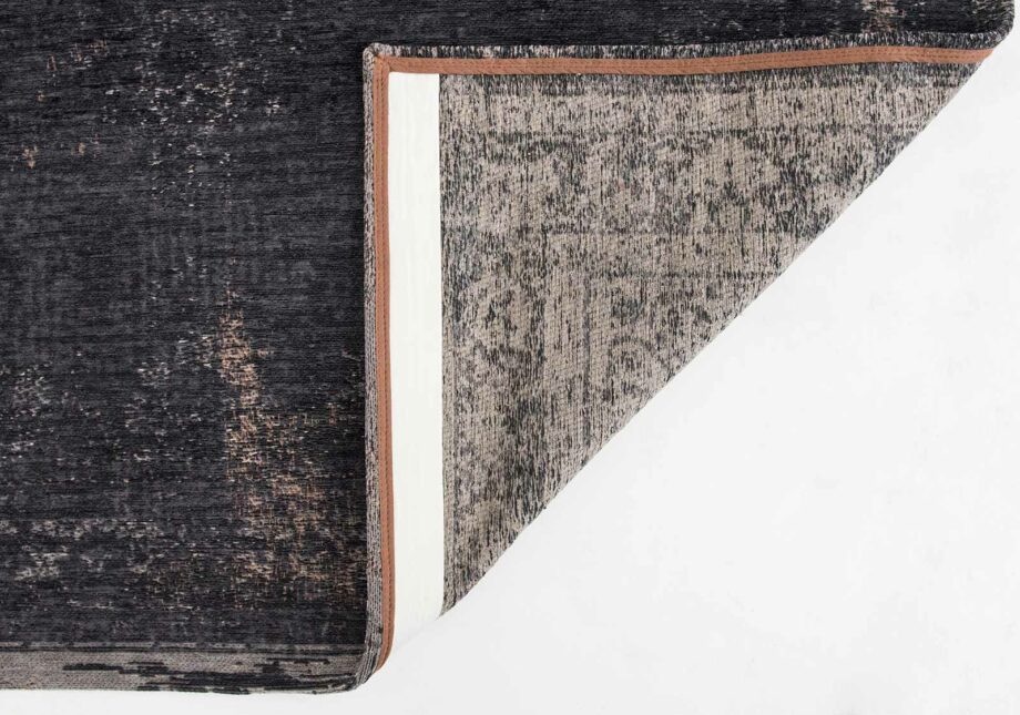 vloerkleed Louis De Poortere LX8263 Fading World Medaillon Mineral Black back