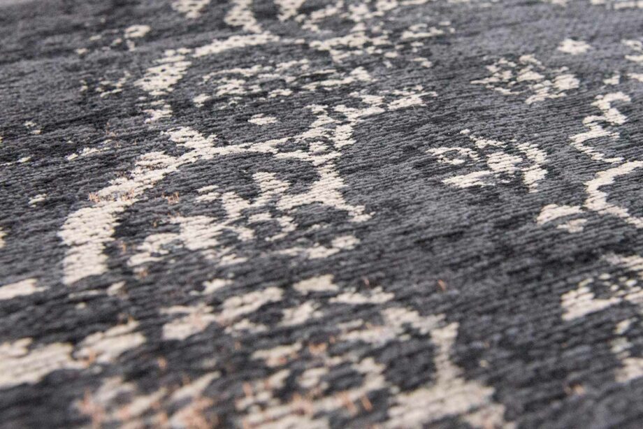 vloerkleed Louis De Poortere LX8263 Fading World Medaillon Mineral Black zoom