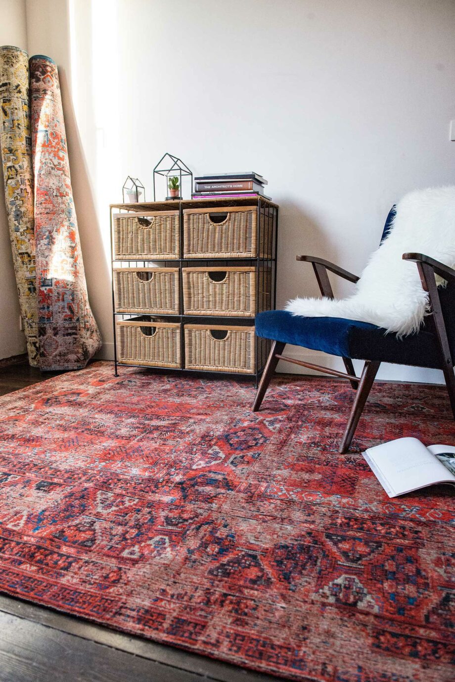 vloerkleed Louis De Poortere LX8719 Antiquarian Antique Hadschlu 782 Red interior 2