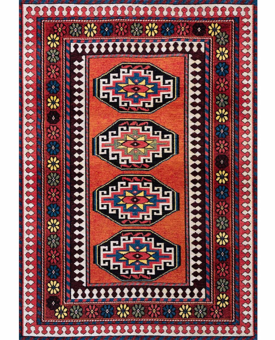 Louis De Poortere vloerkleed Antiquarian Antalia 9844 Red Mix