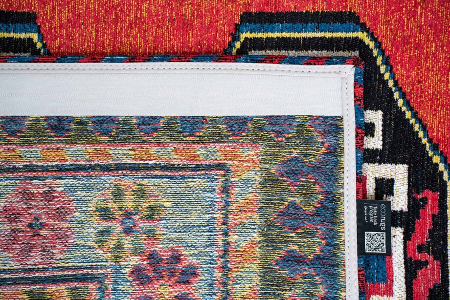 Louis De Poortere vloerkleed Antiquarian Antalia 9844 Red Mix back
