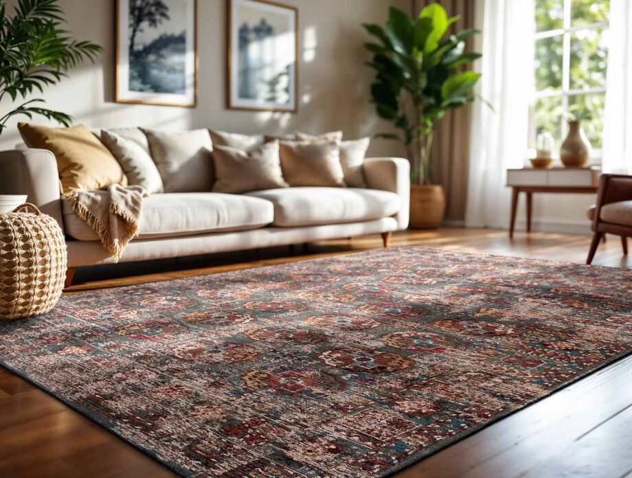 Louis De Poortere vloerkleed Antiquarian Kasak 9845 Kasak Almati Ambiance