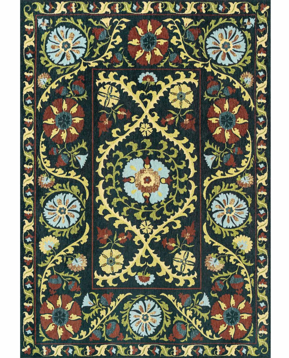 Louis De Poortere vloerkleed Antiquarian Suzani 9729 Bavaria