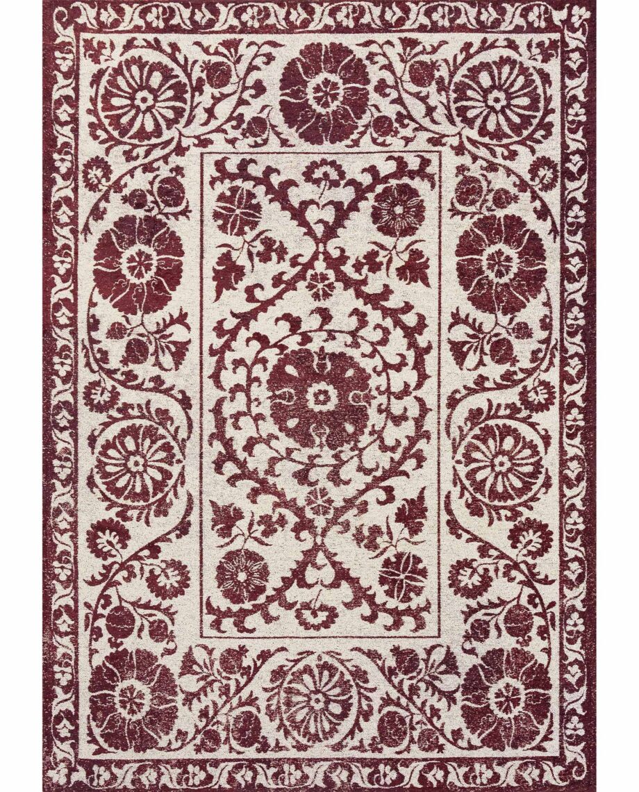 Louis De Poortere vloerkleed Antiquarian Suzani 9734 Zephyr