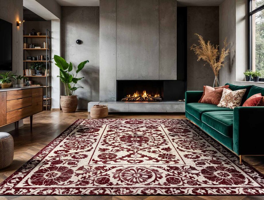 Louis De Poortere vloerkleed Antiquarian Suzani 9734 Zephyr Ambiance