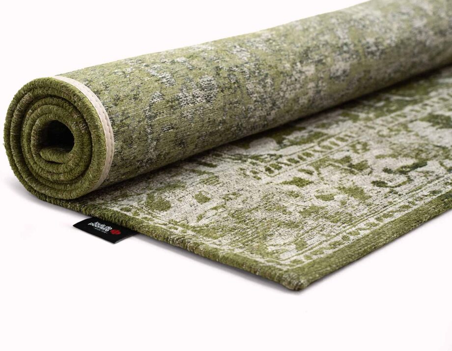 Louis De Poortere vloerkleed Antiquarian Tabriz 9645 Olive Wood roll