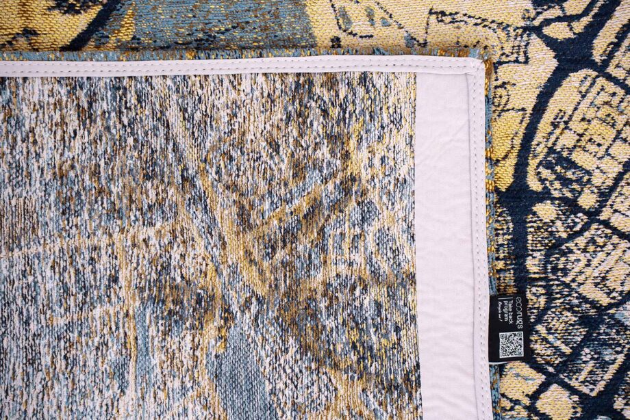 Louis De Poortere vloerkleed Cities Dubai 9698 Gold Sea back