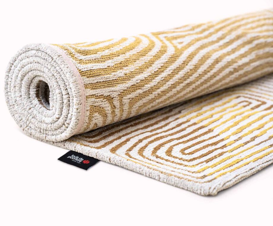Louis De Poortere vloerkleed Meditation Coral 9799 Yellowhippy roll