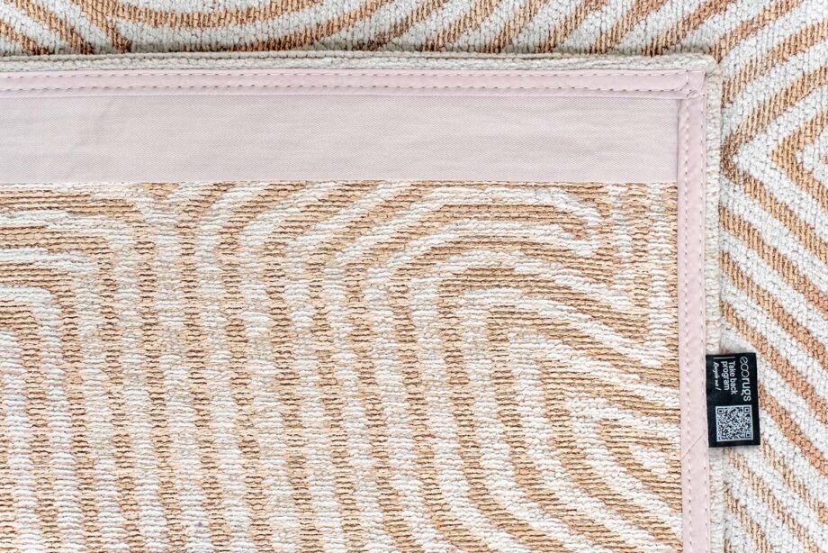 Louis De Poortere vloerkleed Meditation Coral 9800 Indian Sand back