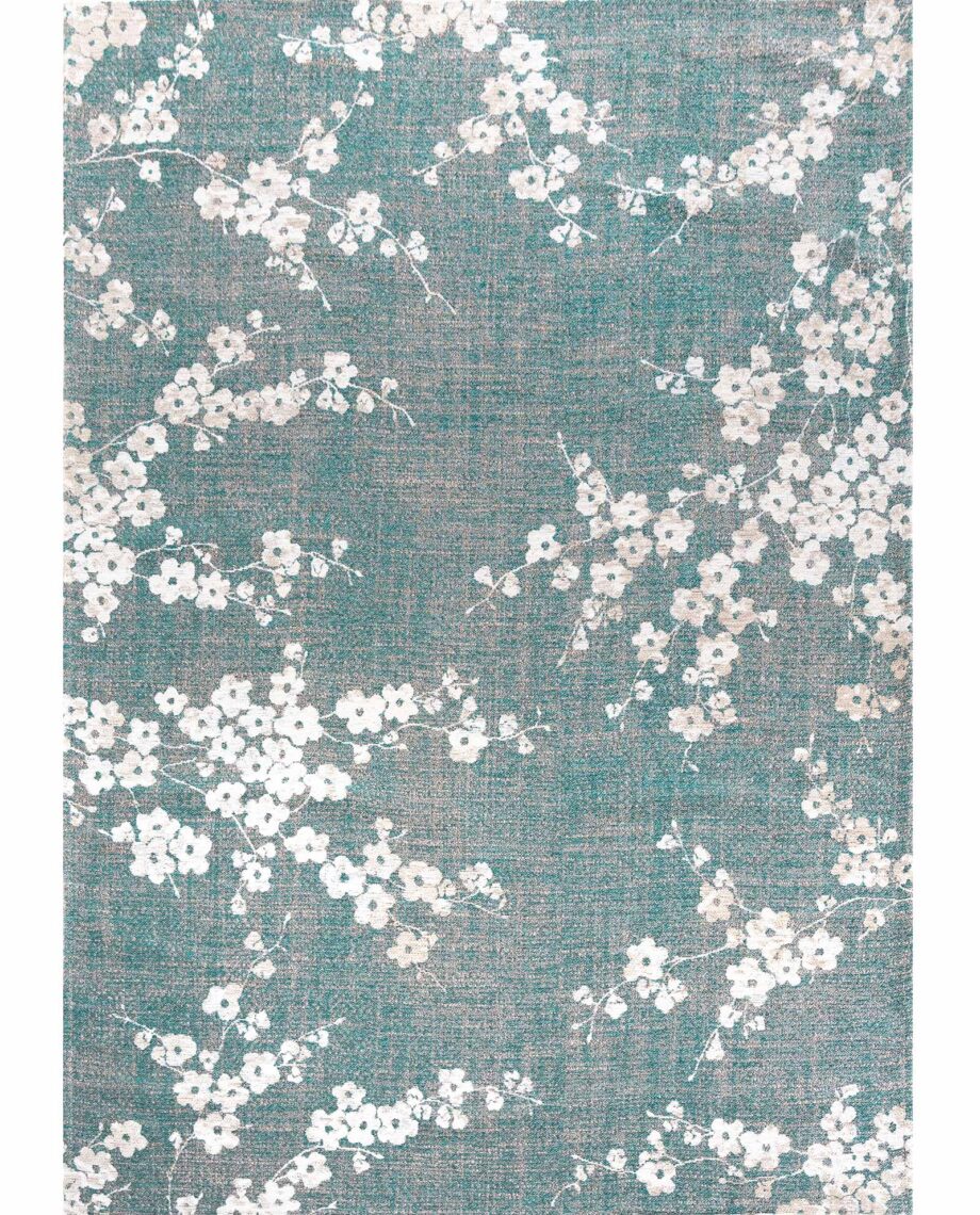 Louis De Poortere vloerkleed Sakura 9850 Sakura Lake Blue