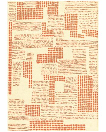 Louis De Poortere vloerkleed Craft 2078 Zen Garden Grenadine