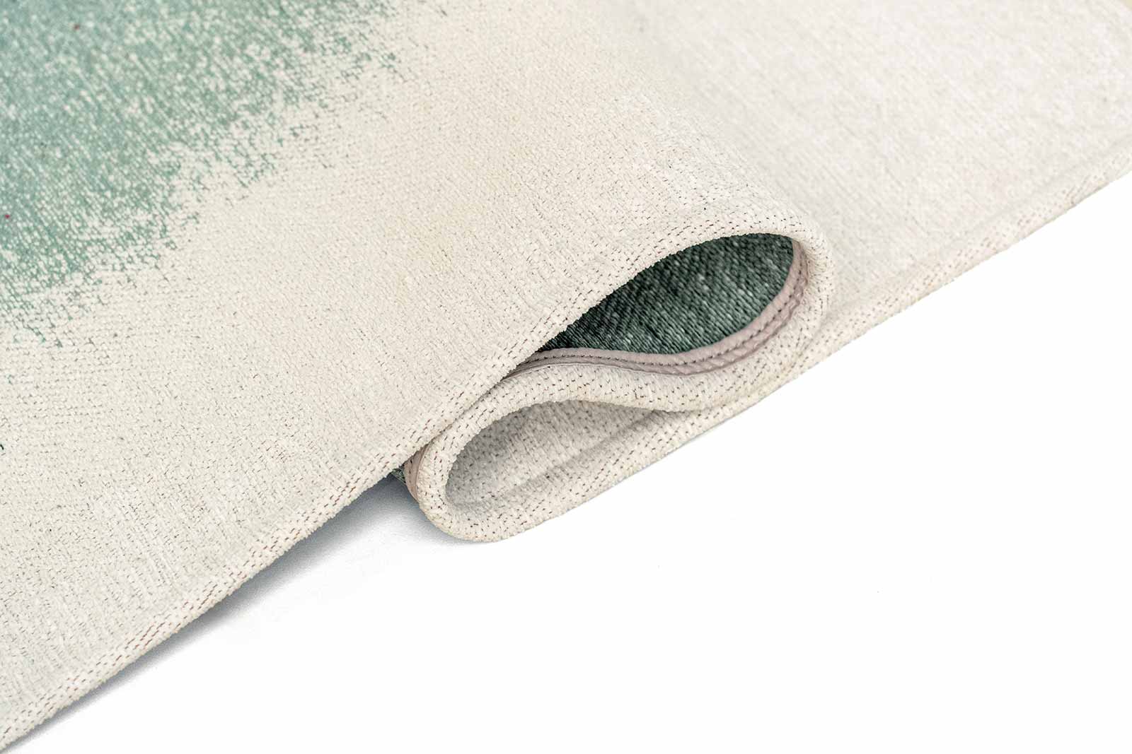 Louis De Poortere vloerkleed Meditation 2104 Drop Green Day fold